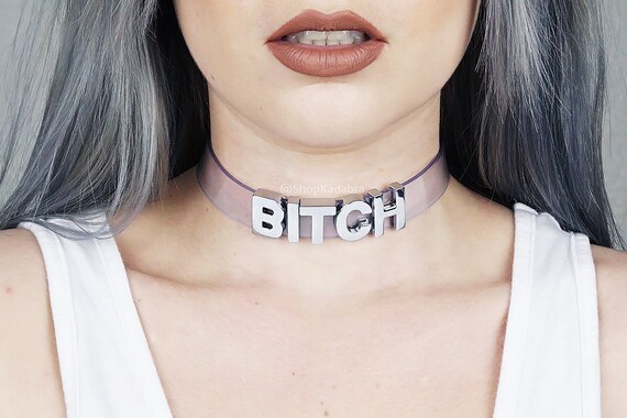 collier ras de cou bitch collier ras de cou bitch