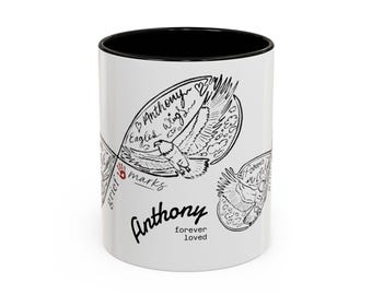 Anthony Grief Mark Memorial Illustration Mug | Ceramic Coffee Cup