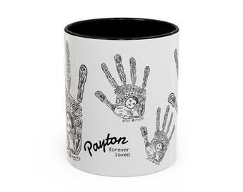 Payton Grief Mark Memorial Illustration Mug | Ceramic Coffee Cup