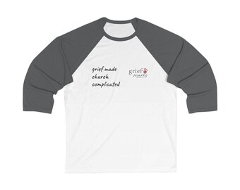 Grief Made Church Complicated Tee | Grief Support Logo, Handprint Design