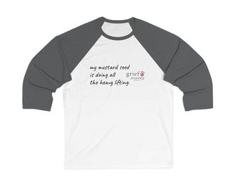 Mustard Seed Tee | Grief Support Logo, Handprint Design