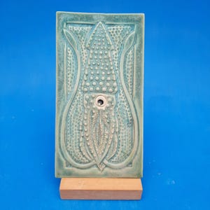 Squid Handmade Tile,Arts and Crafts Style