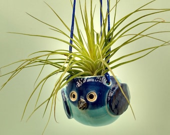 Hanging Mini Bluebird Planter, Bluebird of Happiness, Mother&#39;s Day Gift