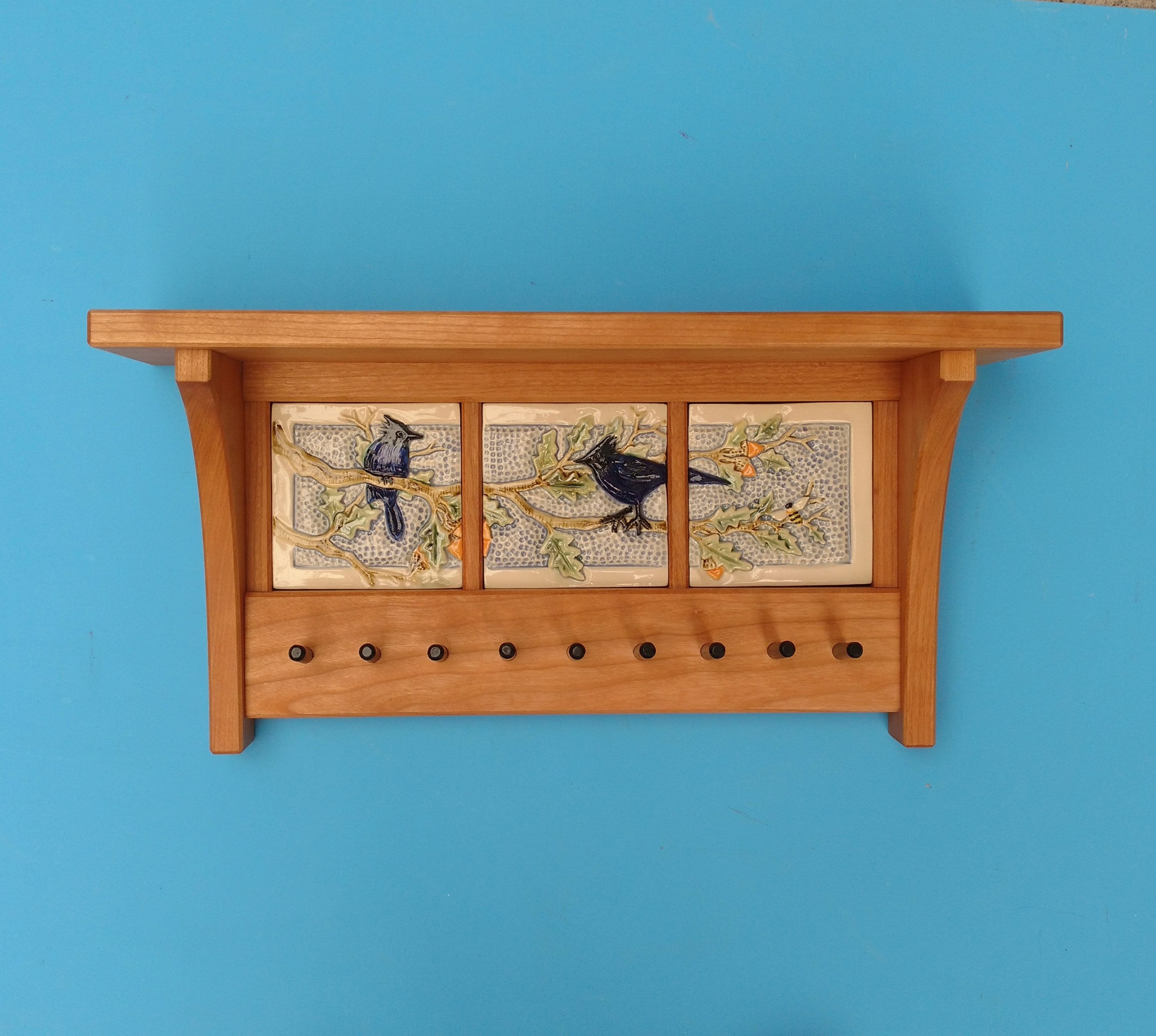 Craftsman style sale coat hooks