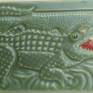 Alligator Subway Tile, Florida Decor