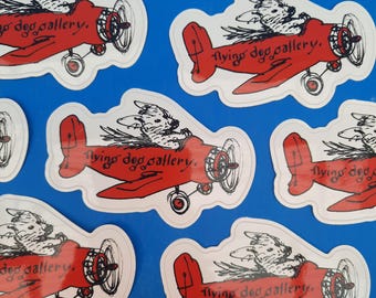 Flying Dog Sticker