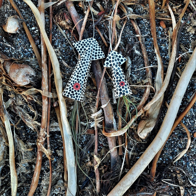 Calamar pequeño, plantador de plantas de aire, plantador colgante, regalo caprichoso y peculiar para cualquier ocasión, país de las maravillas acuáticas imagen 9