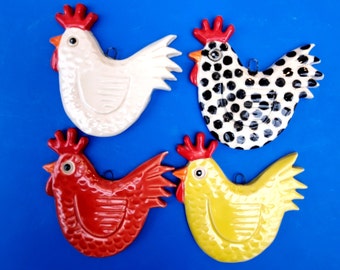 Chickens, Handmade Ornament