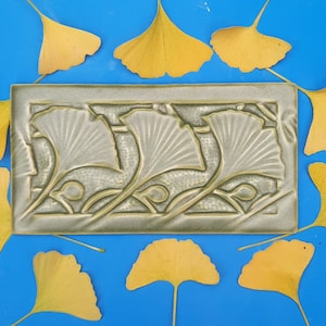 Kunsthandwerk, Mission Style, Ginkgo Subway Tile