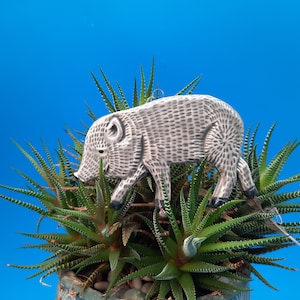 Javalina,  Handmade Ornament, Wall tile, Southwest Ornament