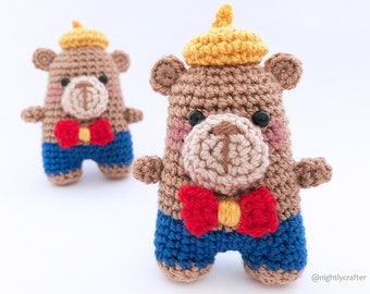 Amigurumi Crochet Pattern - Elliot the Bear - PDF Pattern