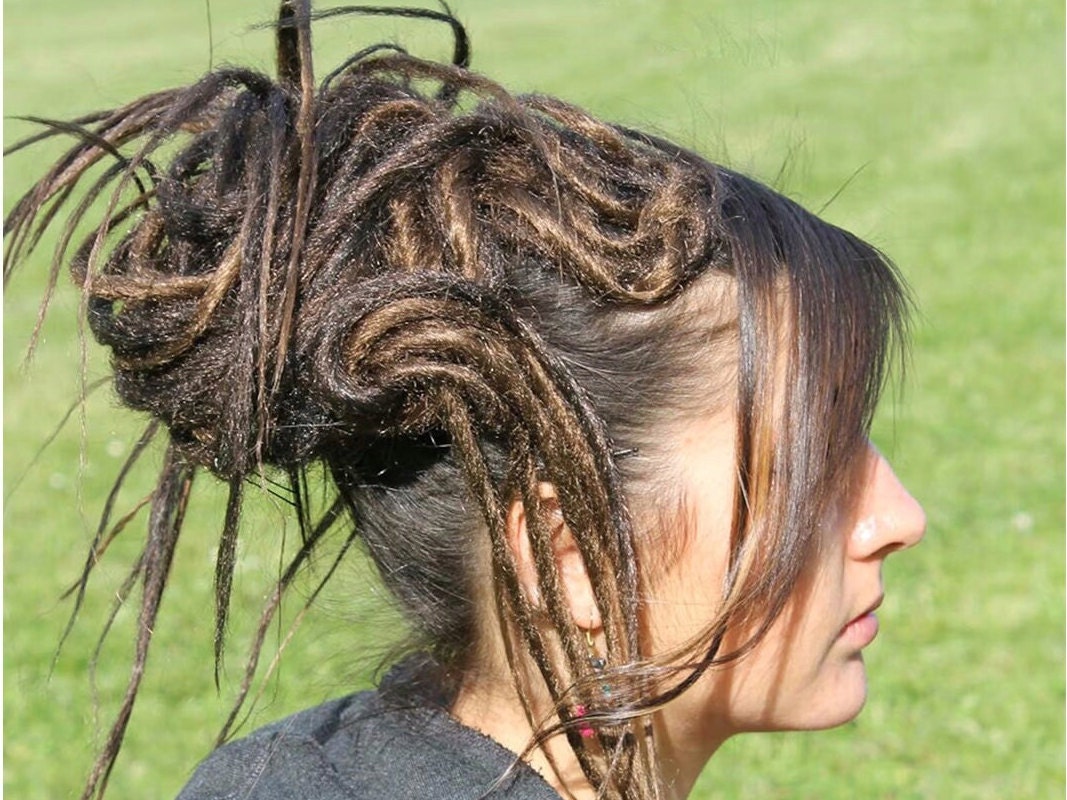 Matching Dreadlock Dreadfalls Hair Extensions Pony Ponytail Braids Hair Extension on Hairband / Dreads on  main image 3