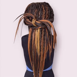 Brown Dread Wig Locs, Dreadlocks Wig Long, Faux Locs Wig Synthetic, Butterfly Locs Wig Sister, Rasta Wig Fantasy, Braid Wig Hippie.