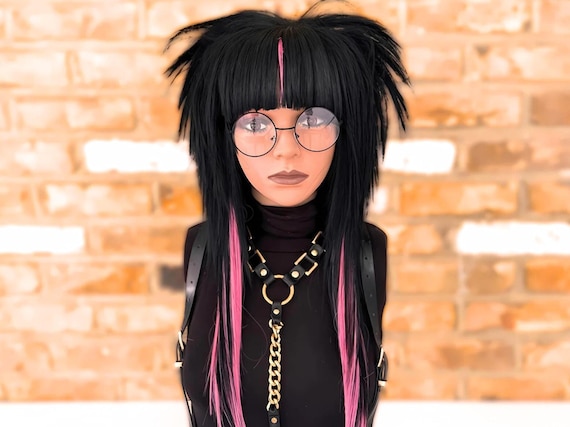 Pink mullet wig 2025