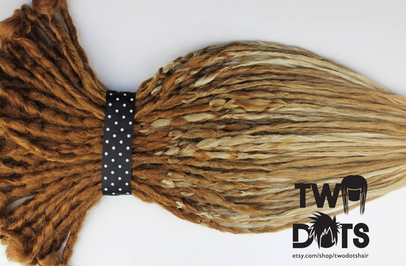 1 2 Set Ombre Ginger Blonde Crochet Dreads Se Or De Dreads Etsy
