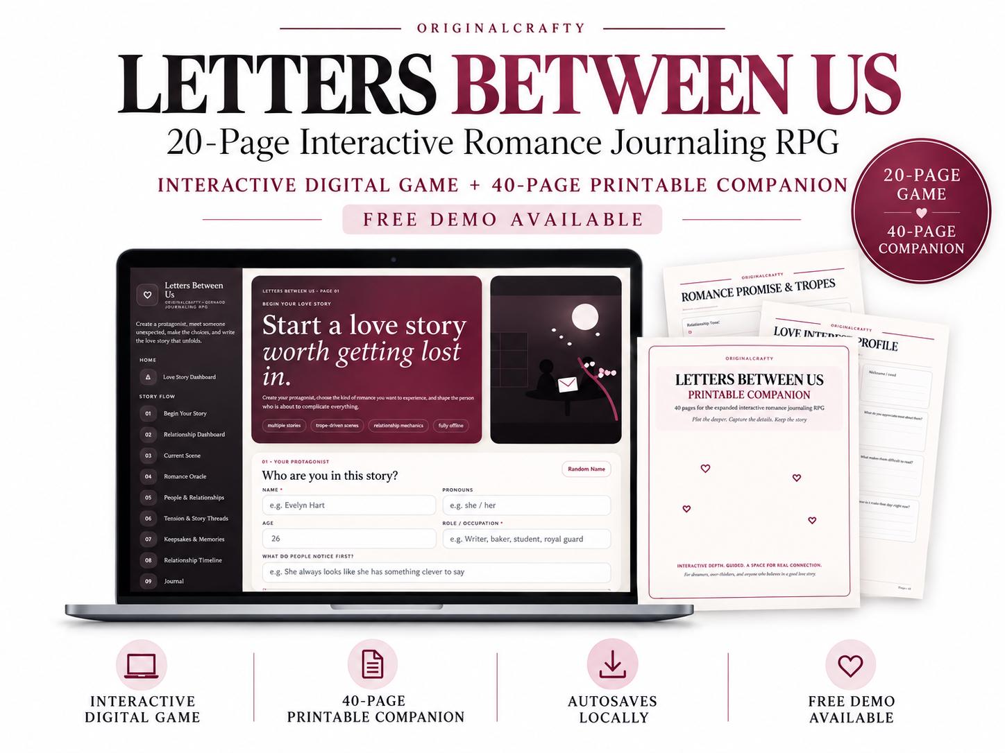 Letters Between Us product preview