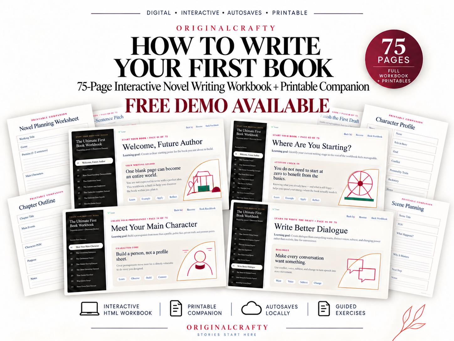 How to Write Your First Book product preview
