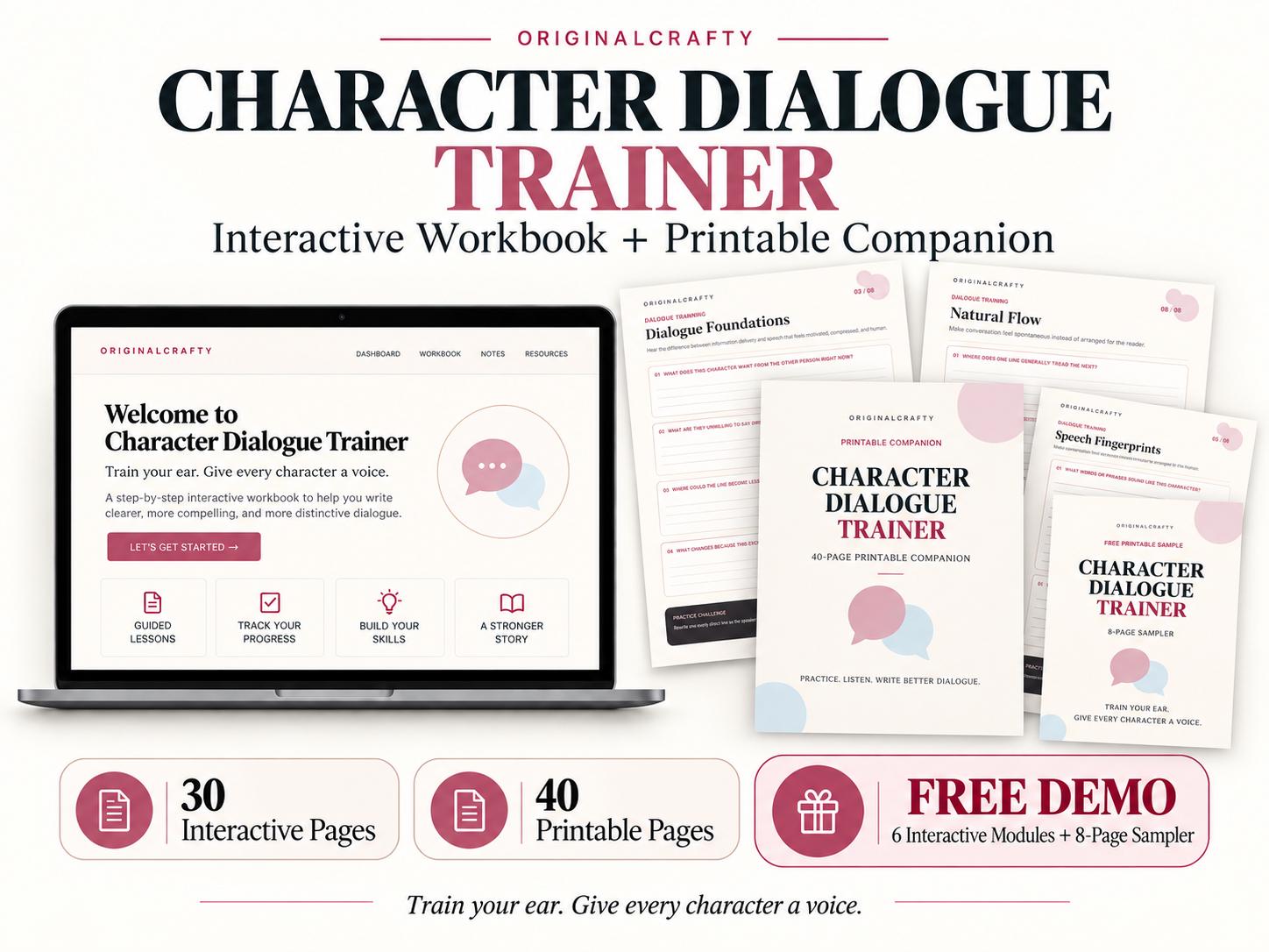 Character Dialogue Trainer product preview