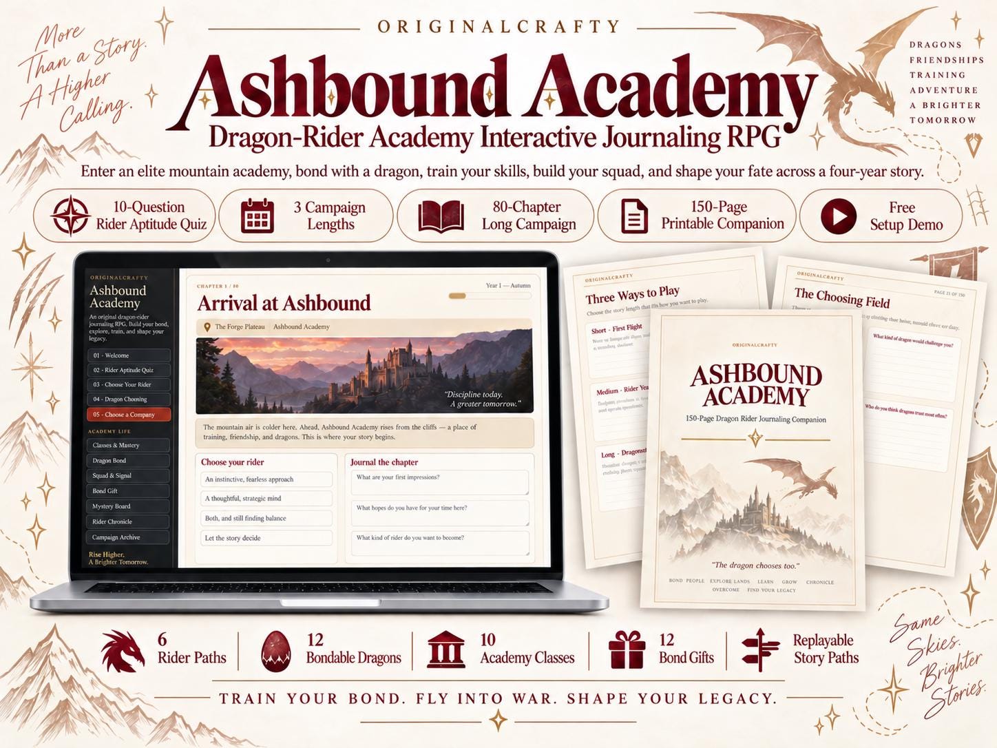 Ashbound Academy product preview