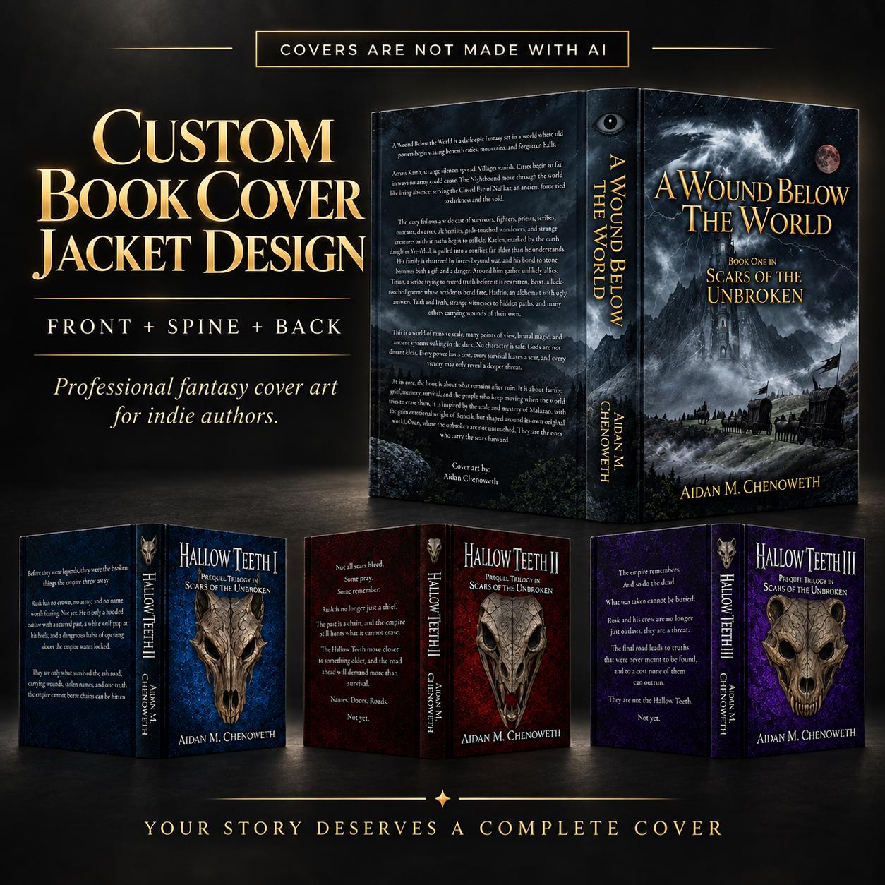 Custom Full Book Cover Jacket product preview