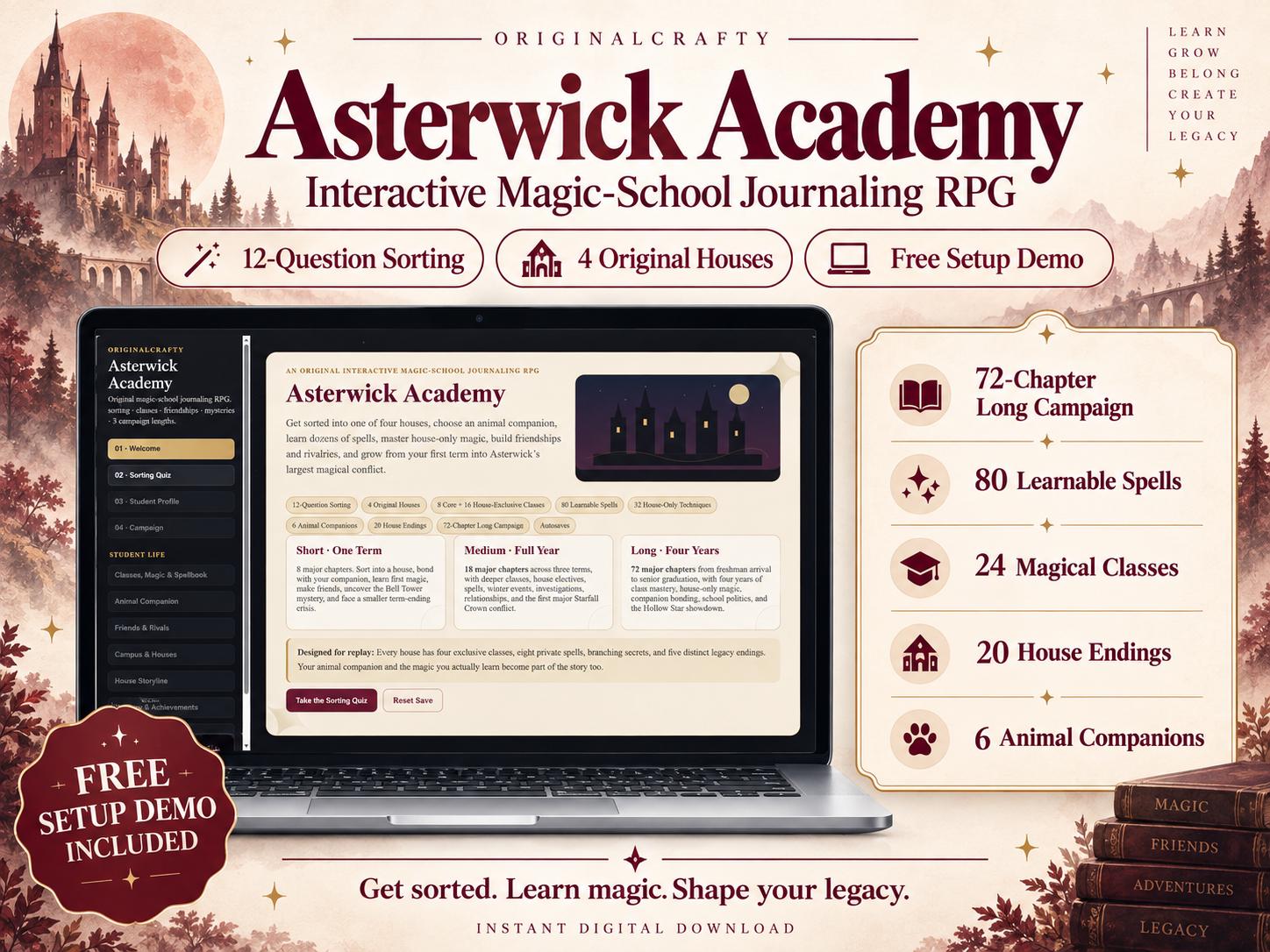 Asterwick Academy product preview