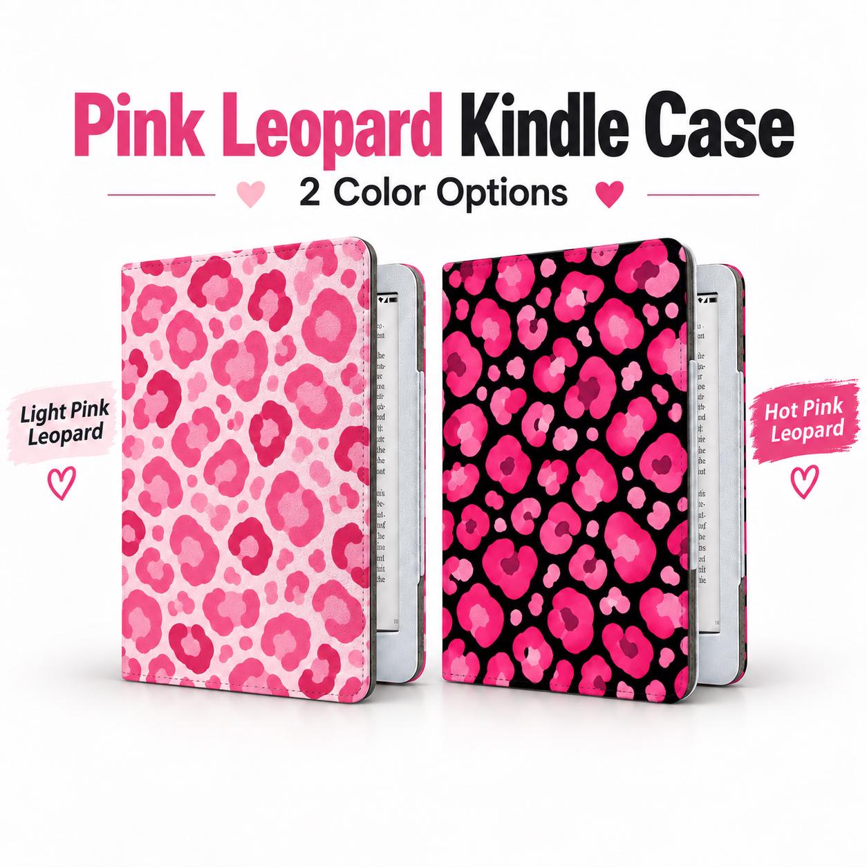 Pink Leopard Kindle Case product preview