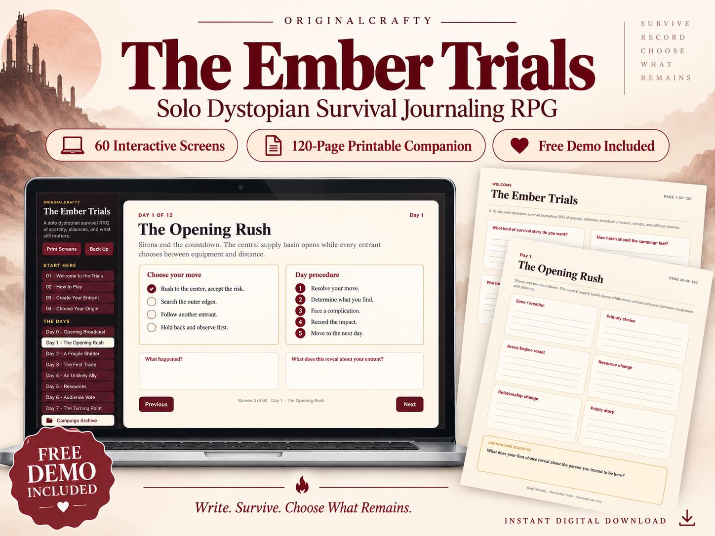 The Ember Trials product preview