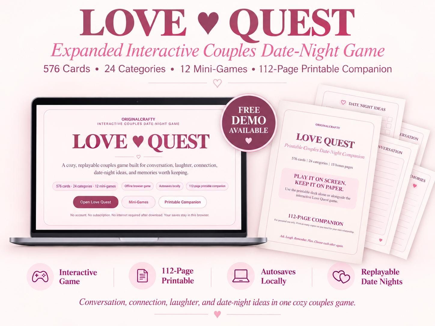 Date Night Game Bundle product preview
