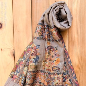 Pure Cashmere Scarf- Cashmere stole-Cashmere Shawl- Cashmere Scarf- Winter Wear- Winter Pashmina Shawl- Cashmere shawls-white scarf