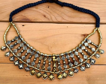 Kohistani Fish tribal necklace- Wedding necklace- Afghan necklace- Festive necklace- Coin necklace- Statement necklace- Kuchi necklace