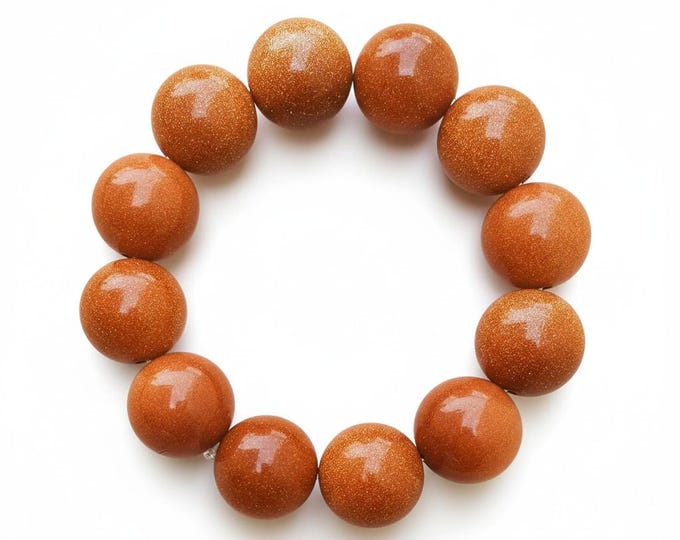 Genuine Brown Moonstone Beaded Bracelet: Artisan Fair Trade Jewelry