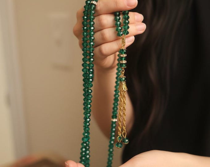 Rosary Bracelet- Tesbih- Islamic Prayer Beads- Tasbeeh mala- 100 pcs