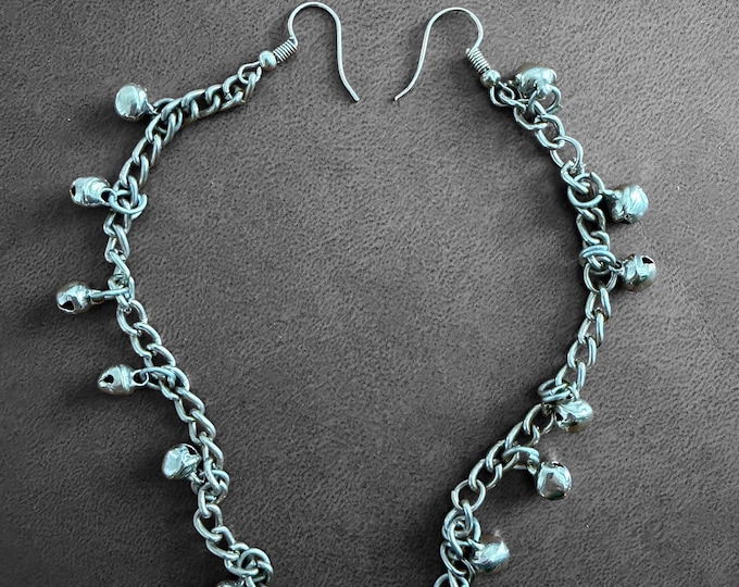 Afghan Jewelry- Dangle earrings- Stone Earrings- Dome earrings. Ghongro dangles