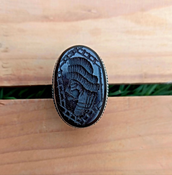 Signet Ring- silver signet ring- men's signet ring
