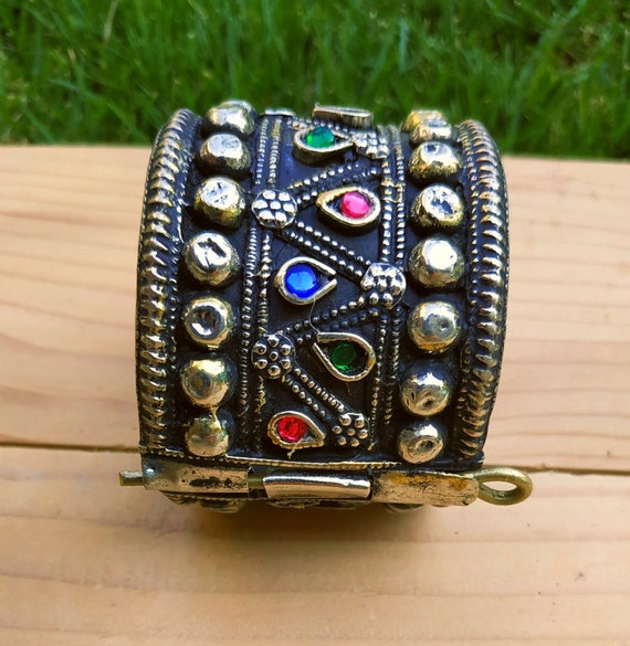 Cuff bracelet- Antique Afghan cuff - Boho Cuff- T… - image 2