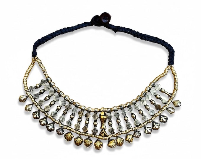 Engraved necklace- Layered neckpiece - Cable chain jewelry