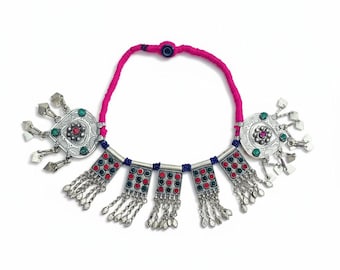 Handmade Afghan necklace |  Kuchi Pashtun Jewelry |  Amulet Necklace