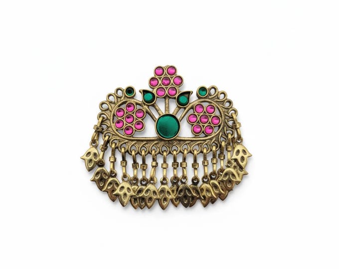 Large Gold Jhumka earrings- Traditional bridal jewelry- handmade ethnic accessory