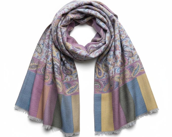 Natural Pashmina Scarf- Pashmina shawl -Women's scarves- Bridesmaids Gifts