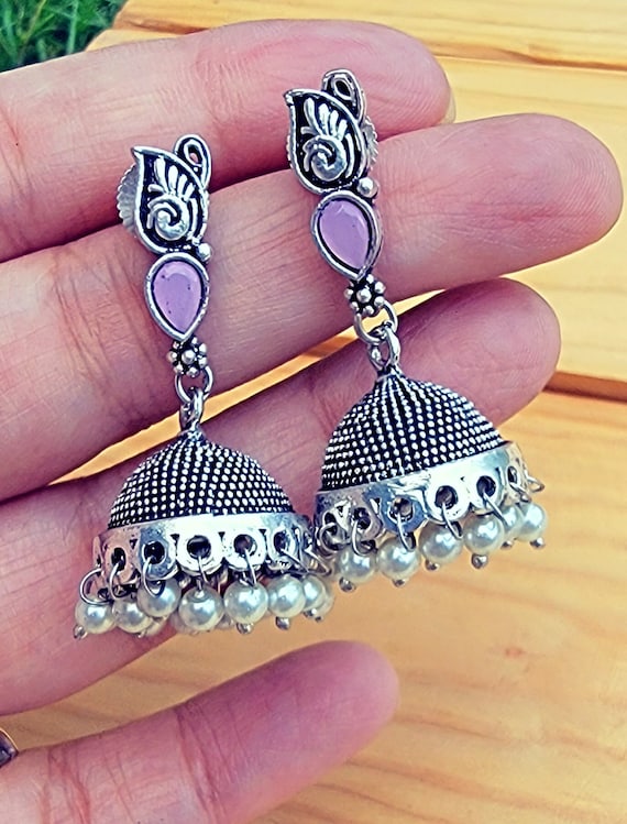 Sterling Silver Tribal Rajastani Earrings Sterling Silver Tribal Rajastani Earrings