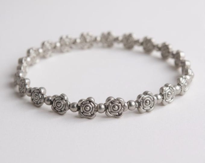 Indian bracelet- Silver Jewelry- Tribal boho bracelet- bohemian jewelry- Silver Tribal bracelet- Gypsy jewelry- Indian silver