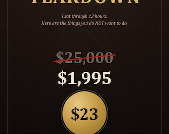 Side Hustle Summit Teardown | 13-Stunden-Analyse, 8 KI-Aufforderungen (Sofort-Download)