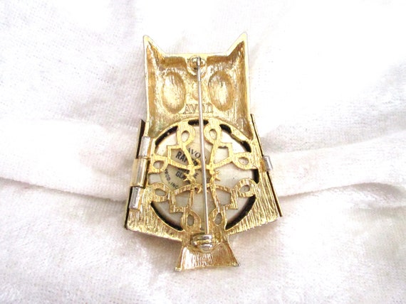 Vintage Owl Brooch, Vintage Avon Owl Brooch, Vint… - image 3