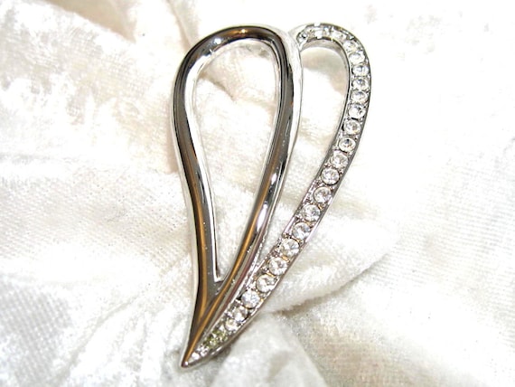 Vintage Heart Brooch, Vintage Monet Heart Brooch,… - image 2