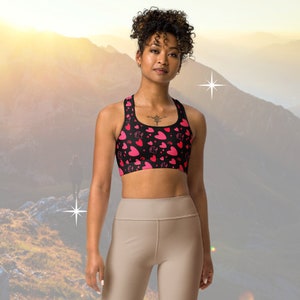 Hearts and RVs Printed Sports Bra