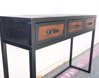 Console Table With Drawers Etsy