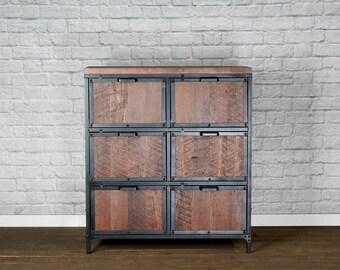 Industrial Filing Cabinet Modern Industrial File Drawer Etsy