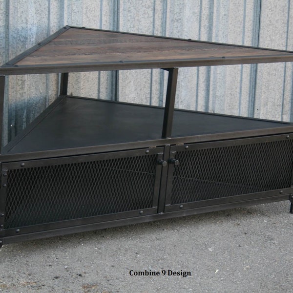 Corner Tv Stand Etsy