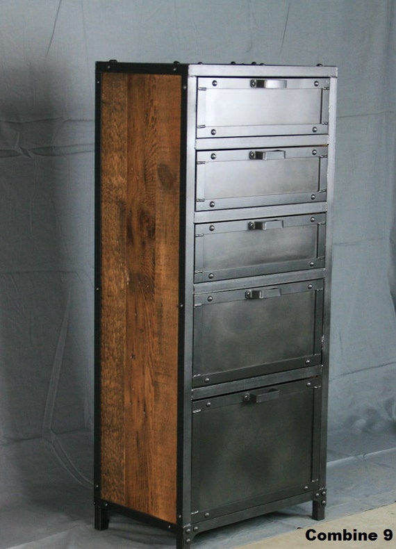 Industrial Reclaimed Wood Lingerie Chest Rustic Industrial Etsy