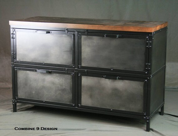 Industrial File Cabinet With Storage Vintage Style Storage Vintage Industrial Style, Industrial File Cabinet